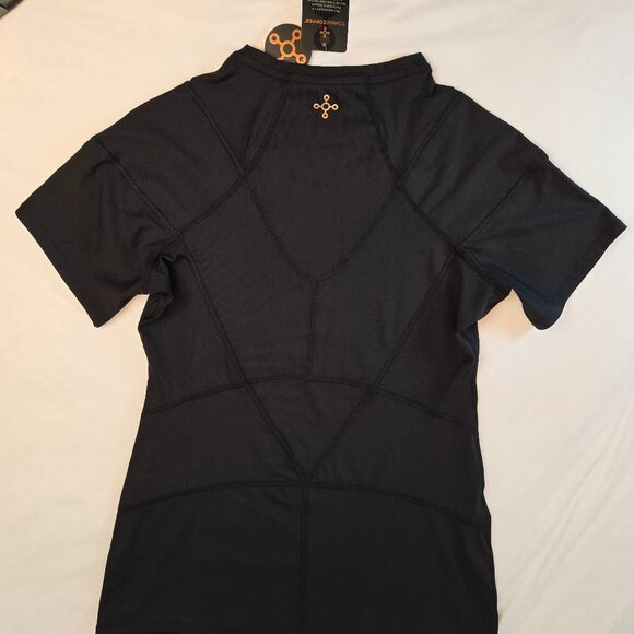 TOMMIE COPPER Women Shoulder Support, Posture Compression Shirt Sz L Black - Picture 9 of 12